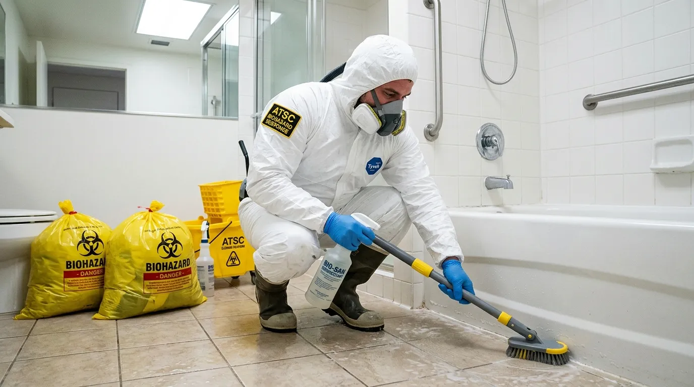 Decontamination equipment deployed for Blood Cleanup in Wilmore